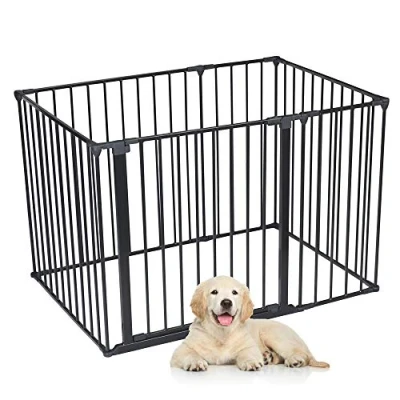 Afbeelding van Safetots hondenspeelpen Assortiment, Zwart, 72cm x 105cm (10 opties beschikbaar), huisdierpen voor huisdieren, honden en puppy&#039;s, hondenbox geschikt gebruik binnen buiten, Puppyren, eenvoudige installatie