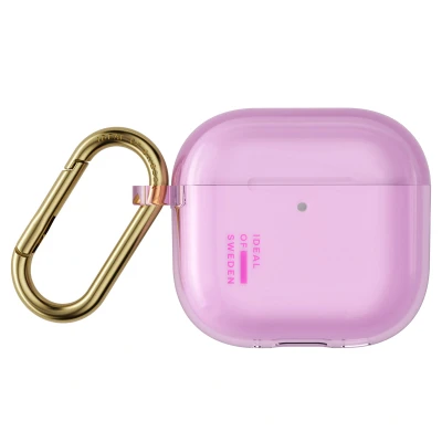 Afbeelding van iDeal of Sweden Apple Airpods 4 hoesje Clear Case Roze