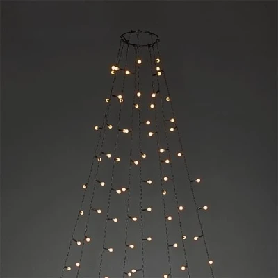 Afbeelding van Lichtmantel kerstboom 8 x 2.4 meter Konstsmide (240 LEDs, Fonkelend, Binnen/Buiten)