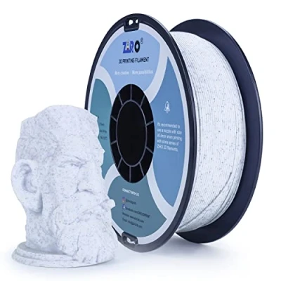 Afbeelding van ZIRO 3D Printer Filament PLA 1,75mm blauw en wit kleur 1 kg (2,2 lbs),blauw