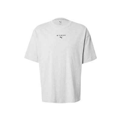 Afbeelding van Puma Hyrox Lifestyle Tshirt print, Heren, Maat: Small, Light gray heather