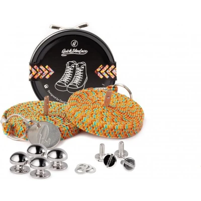 Afbeelding van Quickshoelaces neon rainbow