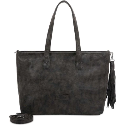 Afbeelding van Fritzi aus Preußen Schoudertas Vintage Jordy Shopper Black Idol Donkergrijs
