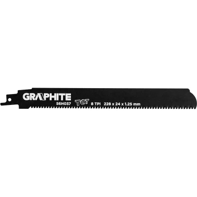 Afbeelding van graphite reciprozaagblad 228x24x1.25 8tpi 2 stuks 56h037