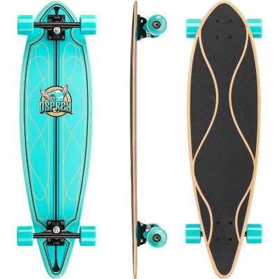 Afbeelding van Osprey Helix 36&quot; Rounded Pintail Cruiser Longboard Abec 7 Lagers Ultieme Stadscruiser
