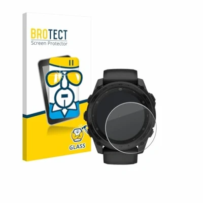 Afbeelding van BROTECT Panzerglas Displayschutz 9H Schutzglas Glas Klar Transparent, Smartwatch beschermfolie, Transparant