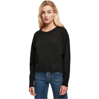 Afbeelding van Urban Classics Oversized Trui, Dames, Maat: XXL, Black