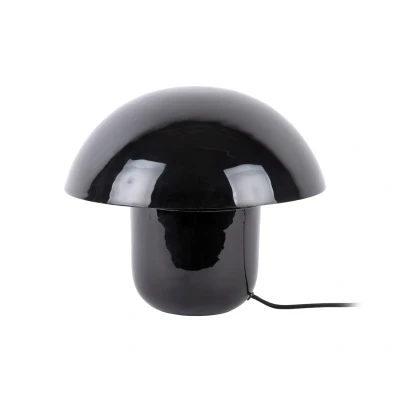 Afbeelding van Leitmotiv Tafellamp Fat Mushroom Emaille Black 29x29x25cm