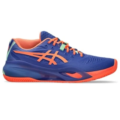 Afbeelding van Asics GEL Resolution Padelschoenen, Heren, Maat: 46.5, Dark cobalt/vivid coral Schoenen