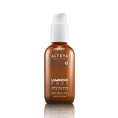 Afbeelding van Alteya Organics Luminous Rose Zachte Evenwichtige Reiniger 120 ml NaTrue gecertificeerde biologische 100% puur natuurlijke huidverzorging