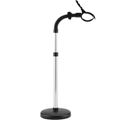 Afbeelding van Ymiko föhn Stand 360 graden roterende droger standaard met zware basis, handsfree houder verstelbare hoogte