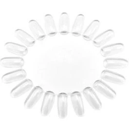 Afbeelding van NailPerfect Color Wheel Oval Clear 20 tips Haibu by Kapperskorting.com