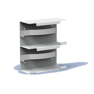 Afbeelding van MediQo line duo handschoendispenser MQDGDE RVS