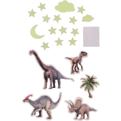 Afbeelding van Glow in the dark dino muurstickers 24545