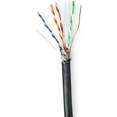 Afbeelding van Netwerkkabel voor buiten Cat6 S/FTP 305 meter (Stugge kern, 100% koper)