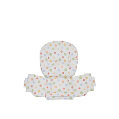 Afbeelding van Foppapedretti Gewatteerd kussen, origineel reserveonderdeel voor hoge stoel, kinderen, van zachte badstof met PVC coating, hygiënisch, wasbaar en anatomisch, comfortabele pasvorm, leuke