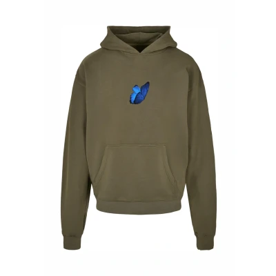 Afbeelding van Upscale by Mister Tee Heavy Oversize Hoodie, Heren, Maat: Large, Olive