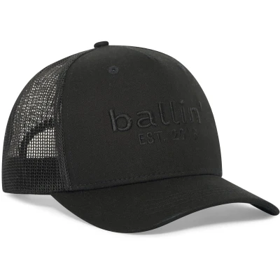 Afbeelding van Heren Petten met Ballin Est. 2013 Heroes Trucker Cap Print Zwart Maat one size