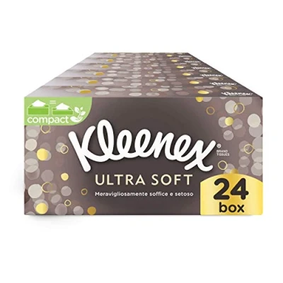 Afbeelding van Scottex Ultra Soft Box zakdoeken, 24 dozen met 80 zakdoeken
