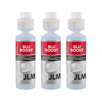 Afbeelding van JLM BluBoost Anti Kristallisation 3 x 250 ml (750 ml) AdBlue® voorkomt kristalvorming in het SCR systeem reinigt katalysatoren zonder werkplaatsbezoek systeemreiniger