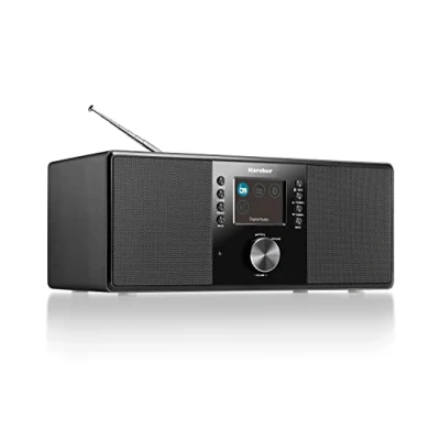 Afbeelding van Karcher DAB 5000+ digitale radio (DAB+/FM RDS, Bluetooth, AUX IN, wekker met dubbel alarm)