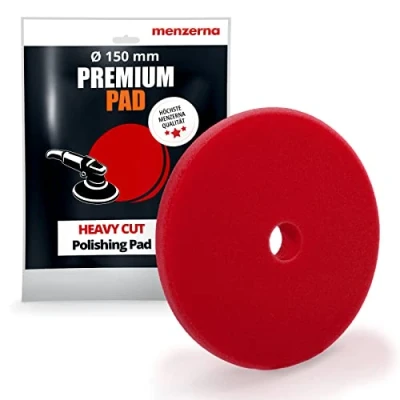 Afbeelding van Menzerna Medium Cut Foam Pad polijstspons, 150 mm, geel