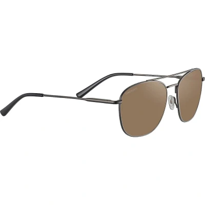 Afbeelding van Serengeti Carroll Large SS598004 Matte Dark Gunmetal Polarized Drivers