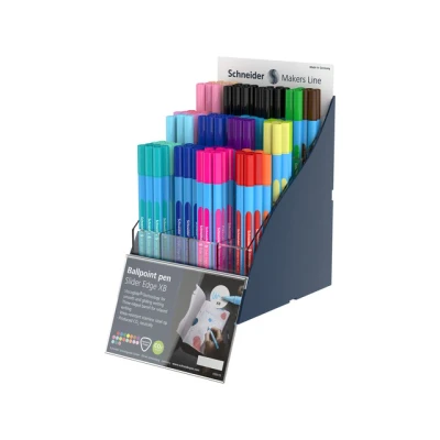 Afbeelding van Balpen Schneider Slider Edge 120 stuks SIS display Engels standaard en