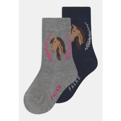 Afbeelding van Falke 2PACK Sokken voor kinderen, Maat: 39 42, Grey/dark blue