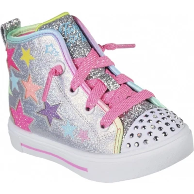 Afbeelding van Skechers TWINKLE SPARKS STAR GLITZ Silver/Multi 21
