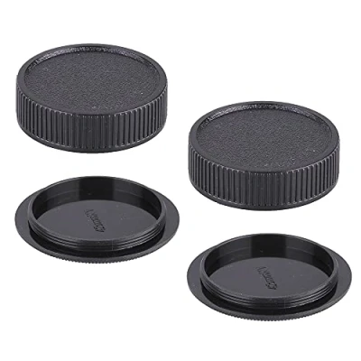 Afbeelding van M42 Camera Body Cap &amp; Achterlens Cover Compatibel met Carl Zeiss Jena Flektogon 35mm F2.4 lens, Meyer Optik 50mm f/1.8 PRAKTICA MTL3 MTL5 Camera. (2 stuks)