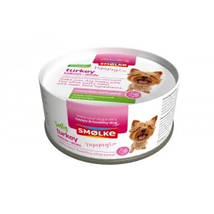 Afbeelding van 24x Smolke Hondenvoer Soft Paté Kalkoen 125 gr
