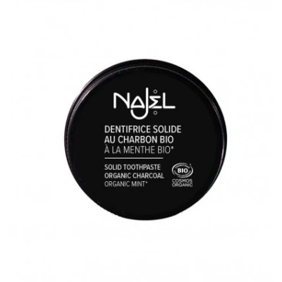 Afbeelding van Najel Solid Toothpaste with Organic Charcoal &amp; Mint 33g