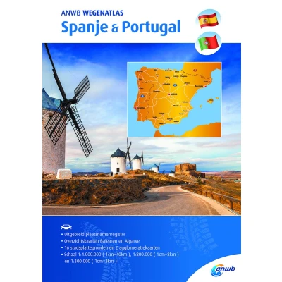 Afbeelding van ANWB Wegenatlas Spanje &amp; Portugal