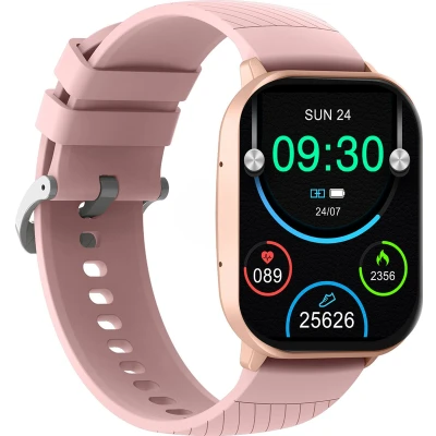 Afbeelding van Denver Smartwatch Android iOS Volledige Belfunctie Amoled Display Sporthorloge Hartslagmeter Saturatiemeter Slaapmonitor SWC187RO