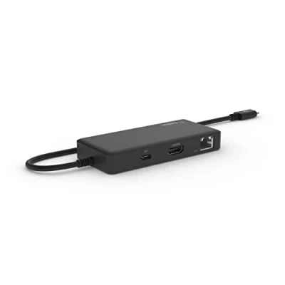 Afbeelding van Belkin CONNECT USB C 5 in 1 Multiport Travel Dock INC008btBK