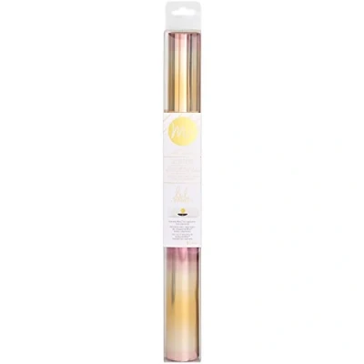 Afbeelding van American Crafts 312990 Minc Reactieve Folie 12.2&quot; Roze/Goud Ombre 5&#039; Roll, Overig, Veelkleurig, 3,81x3,81x34,92 cm