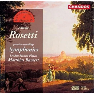 Afbeelding van London Mozart Players, Matthias Bamert Rosetti: Symphonies (CD)