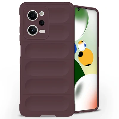 Afbeelding van Xiaomi Redmi Note 12 Pro Hoesje Siliconen en TPU (zacht) iMoshion Softcase/Backcover Aubergine Telefoonhoesje