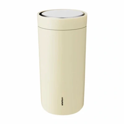 Afbeelding van Stelton To go click thermosbeker 40 cl Vanilliegeel