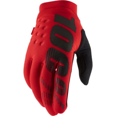 Afbeelding van 100% Brisker Crosshandschoenen Rood maat XXL