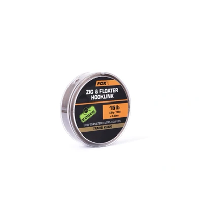 Afbeelding van Fox Edges Zig &amp; Floater Hooklink Trans Khaki 15lb 0,30mm 100m