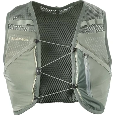 Afbeelding van Salomon Active Skin 4 Compatibel met kolven, uniseks hardloopvest, wandelpad, 4L, nauwkeurige pasvorm, gemakkelijke toegang en geoptimaliseerde opslag, zwart, XS