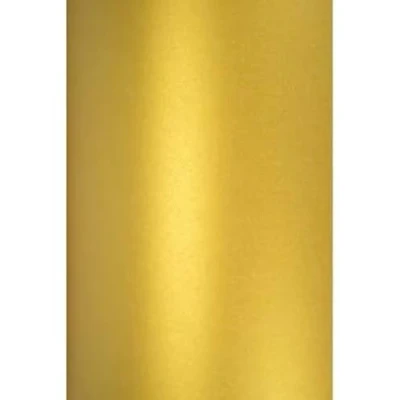 Afbeelding van Netuno 10 glanzend karton goud A5 148x210mm 120g Aster metallic Cherish parelmoer glinsterend knutselpapier effect voor uitnodigingen bruiloft verjaardag kerstmis
