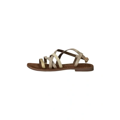 Afbeelding van Lazamani Zuri Dames Sandalen Gold Maat 38