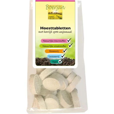 Afbeelding van Boerjan Hoesttabletten Anijssmaak 150GR