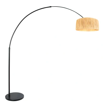 Afbeelding van Steinhauer vloerlamp Sparkled light zwart metaal 50 cm E27