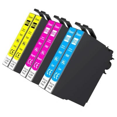 Afbeelding van Tinnee 6 XL 603XL Inktpatronen Compatibel met Epson 603 Inktcartridges, voor Expression Home XP 2105 2150 3100 3105 3150 4100 4155 WF 2830 2835 2840 2850