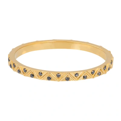 Afbeelding van Bohemian Black iXXXi Vulring 2 mm 18 / Goud