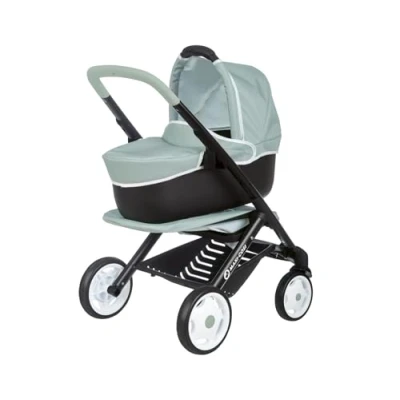 Afbeelding van Smoby Poppenwagen 3 in 1 Maxi Cosi saliegroen